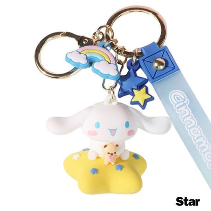 Sanrio Cinnamoroll 3D Figure Keychain Travling in Space Series CinnamonRoll Gift