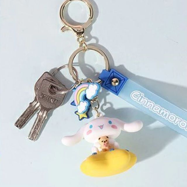 Sanrio Cinnamoroll 3D Figure Keychain Travling in Space Series CinnamonRoll Gift