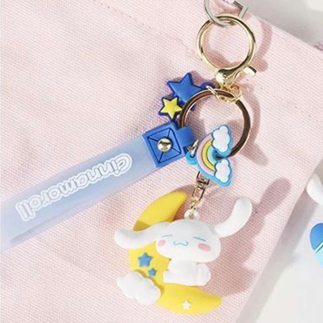 Sanrio Cinnamoroll 3D Figure Keychain Travling in Space Series CinnamonRoll Gift