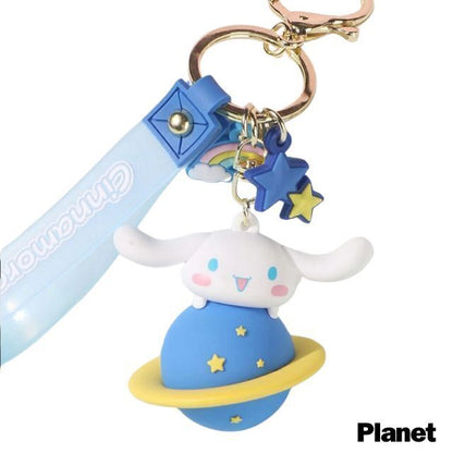 Sanrio Cinnamoroll 3D Figure Keychain Travling in Space Series CinnamonRoll Gift