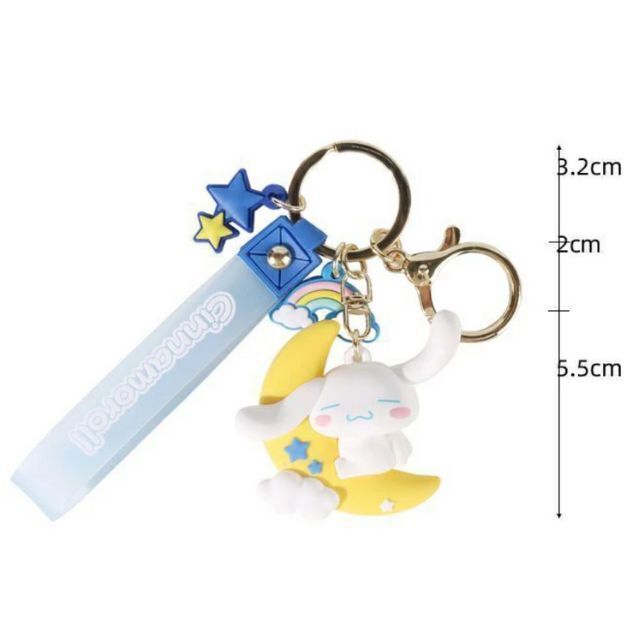 Sanrio Cinnamoroll 3D Figure Keychain Travling in Space Series CinnamonRoll Gift