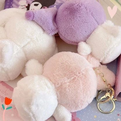 NEW Cinnamoroll Sanrio Plush Keychain Toy Cartoon Student Backpack Doll Gift